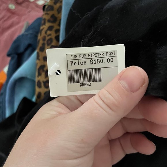 Angelrox Fun Fur Hipster Pants Size Large - Picture 5 of 6